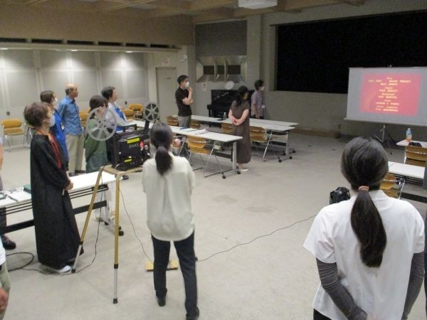 16ミリ映写機講習会 実習2